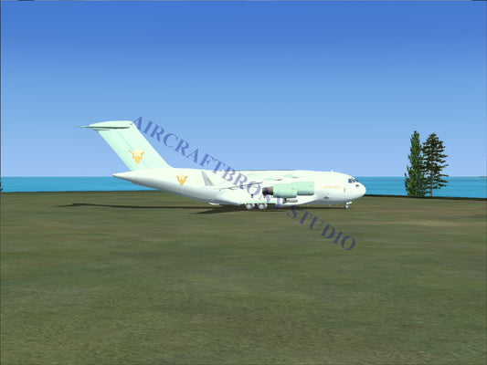 Vapor Trail Boeing C-17 (Digital Image) Digital Image