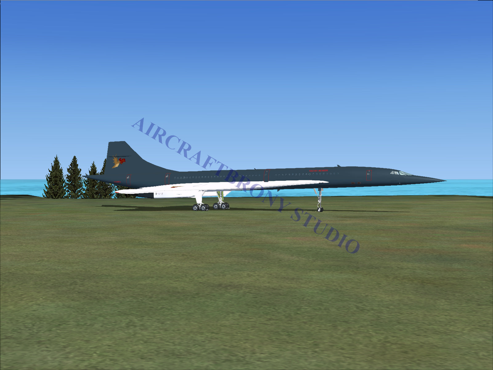 Velvet Remedy Aerospatiale Concorde (Digital Image) Digital Image