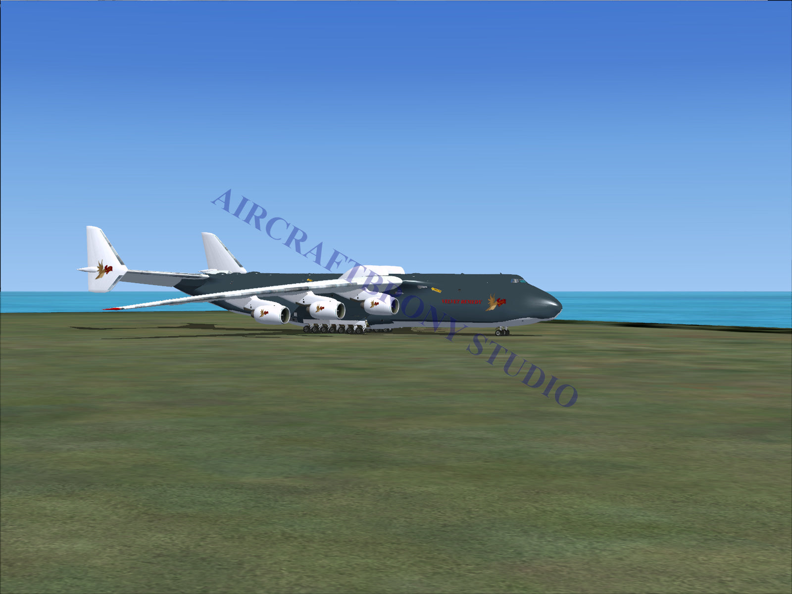 Boeing 747-8 intercontinental aircraft.