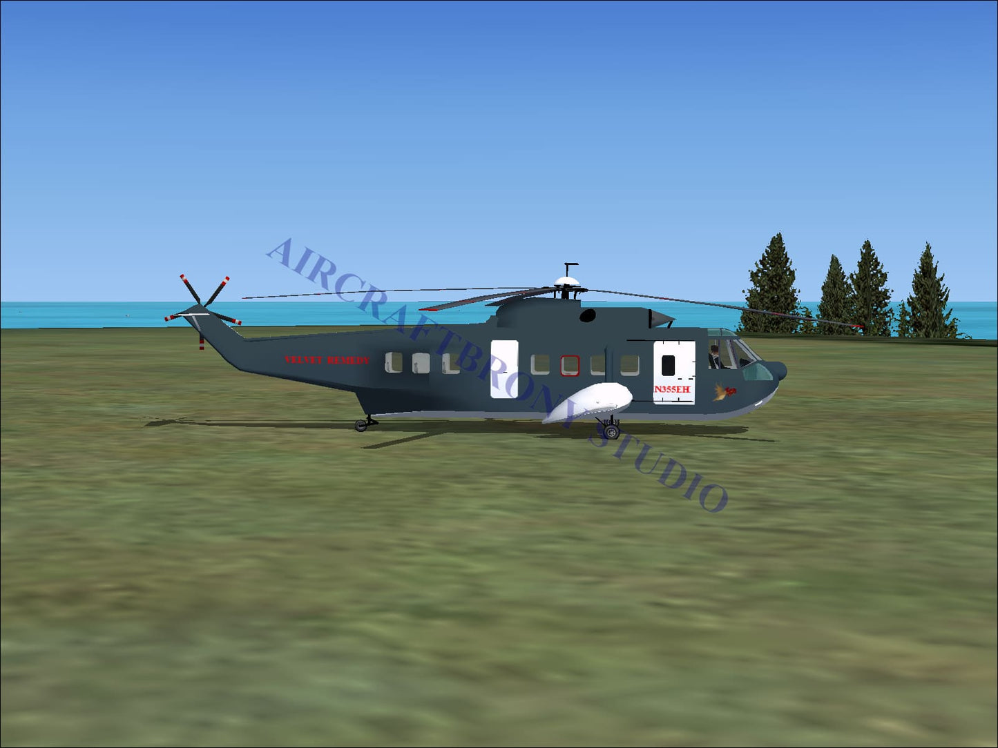 Velvet Remedy Sikorsky S-61N (Digital Image) Digital Image