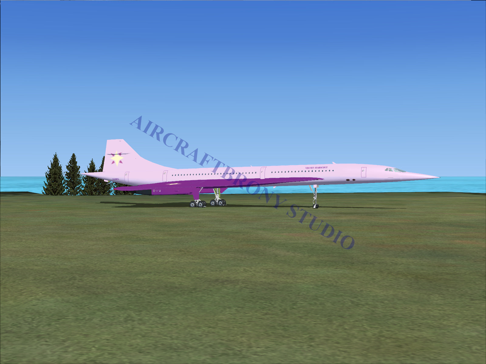 Velvet Starscout Aerospatiale Concorde (Digital Image) Digital Image