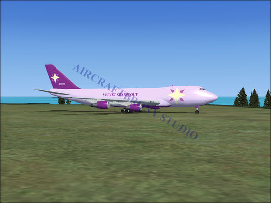 Velvet Starscout Boeing 747-200 (Digital Image) Digital Image