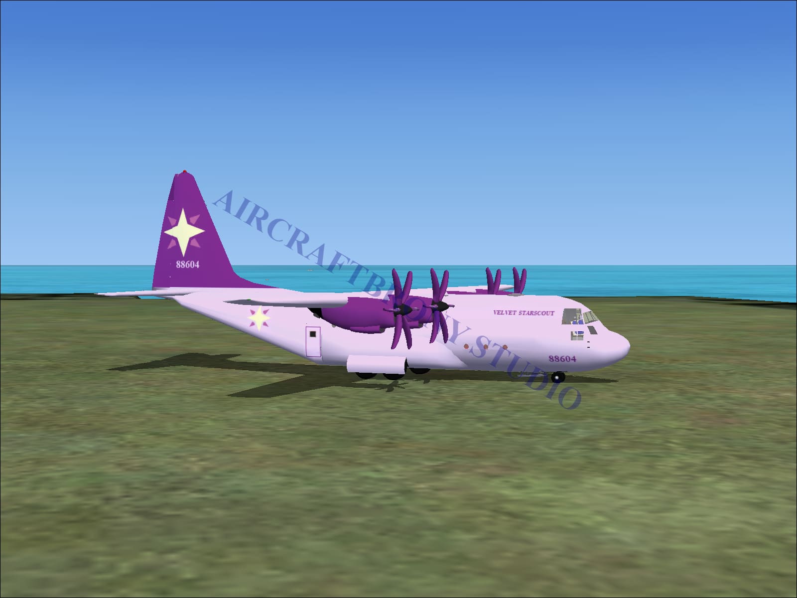 Velvet Starscout Lockheed C-130 (Digital Image) Digital Image