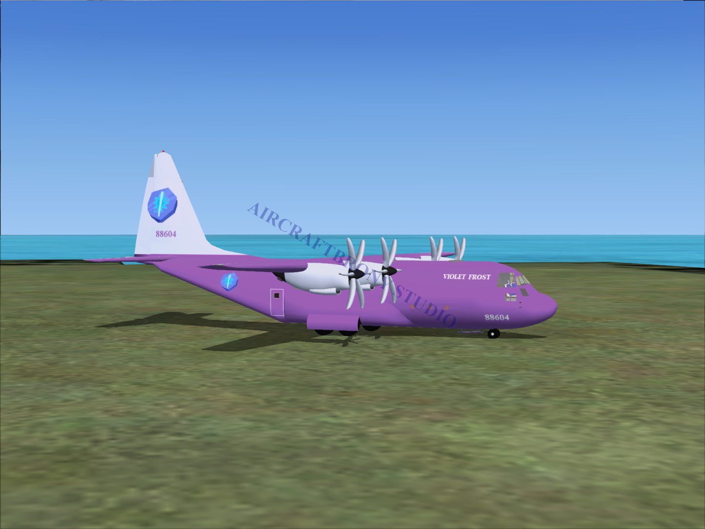 Violet Frost Lockheed C-130 (Digital Image) Digital Image