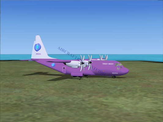 Violet Frost Lockheed C-130 (Digital Image) Digital Image