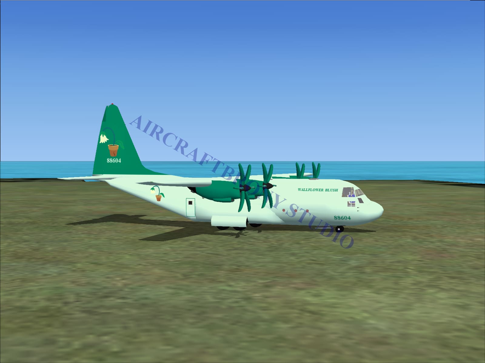 Wallflower Blush Lockheed C-130 (Digital Image) Digital Image