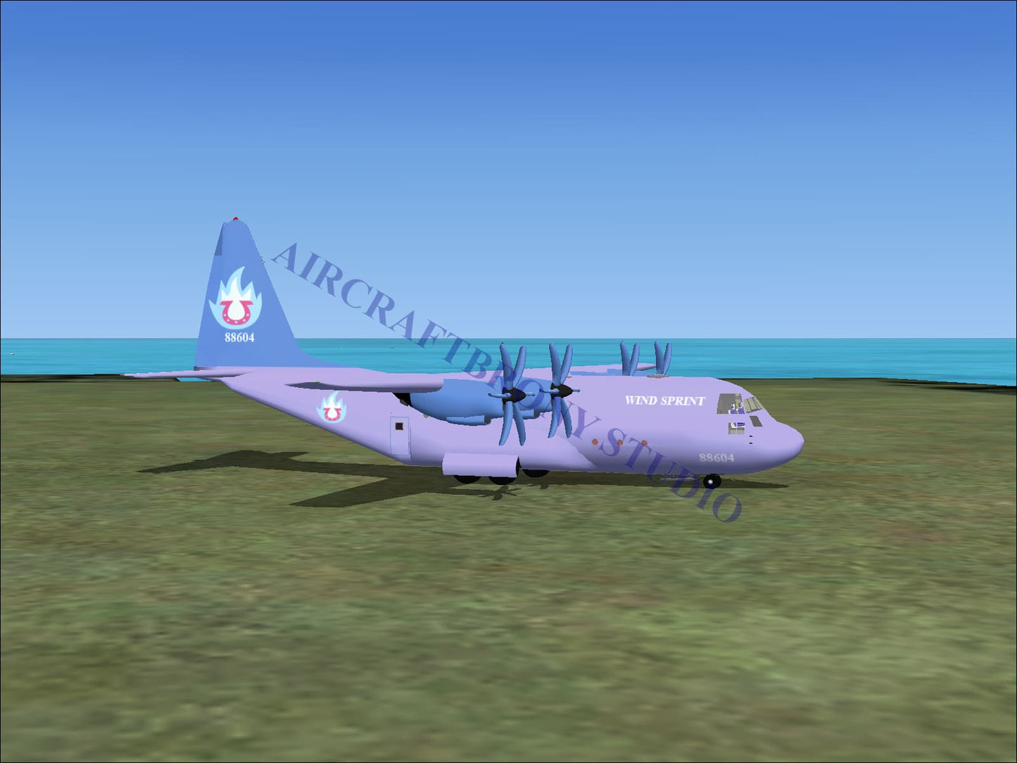 Wind Sprint Lockheed C-130 (Digital Image) Digital Image