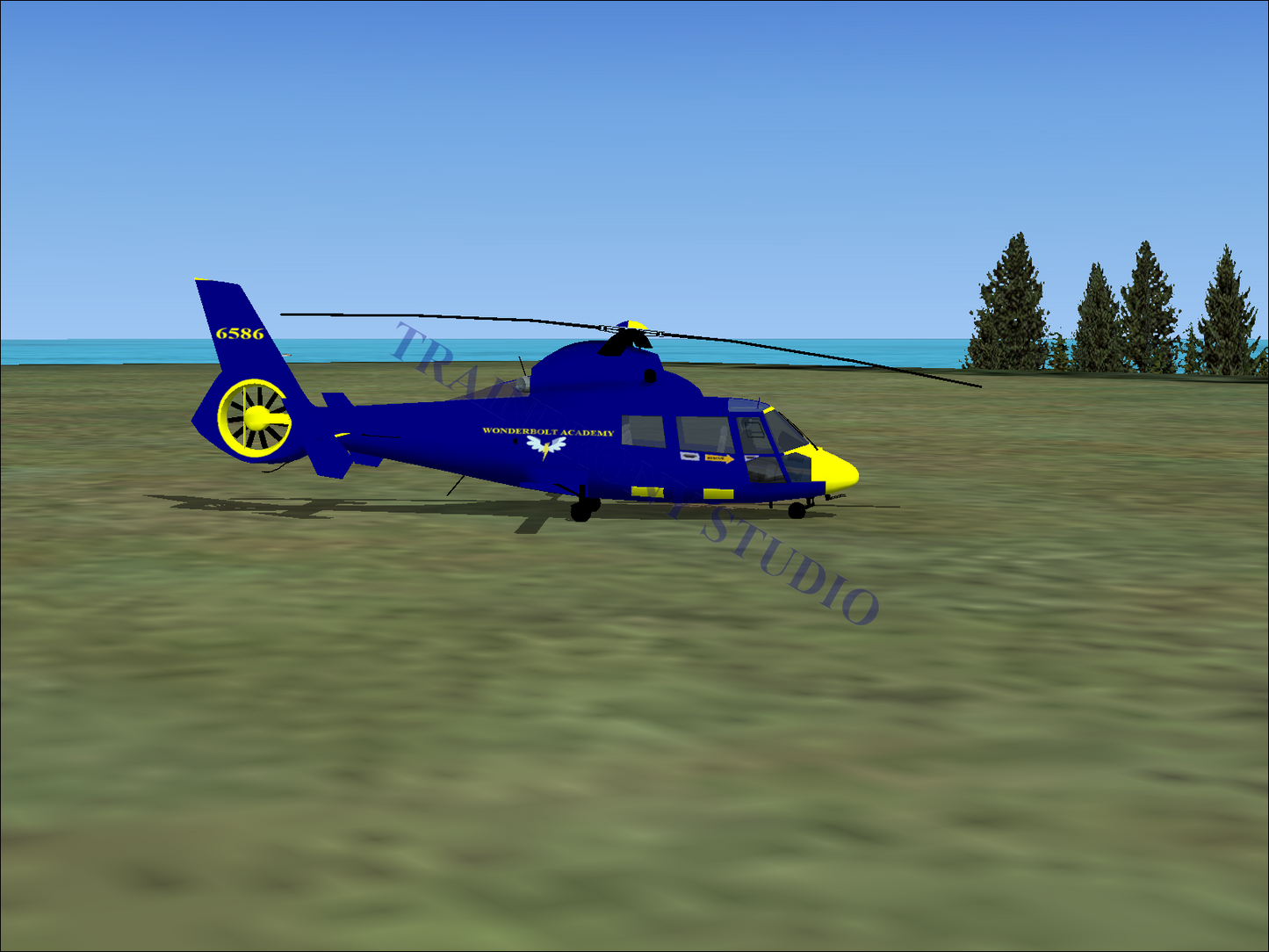 Wonderbolt Academy Aerospatiale HH65 Dolphin (Digital Image) Digital Image