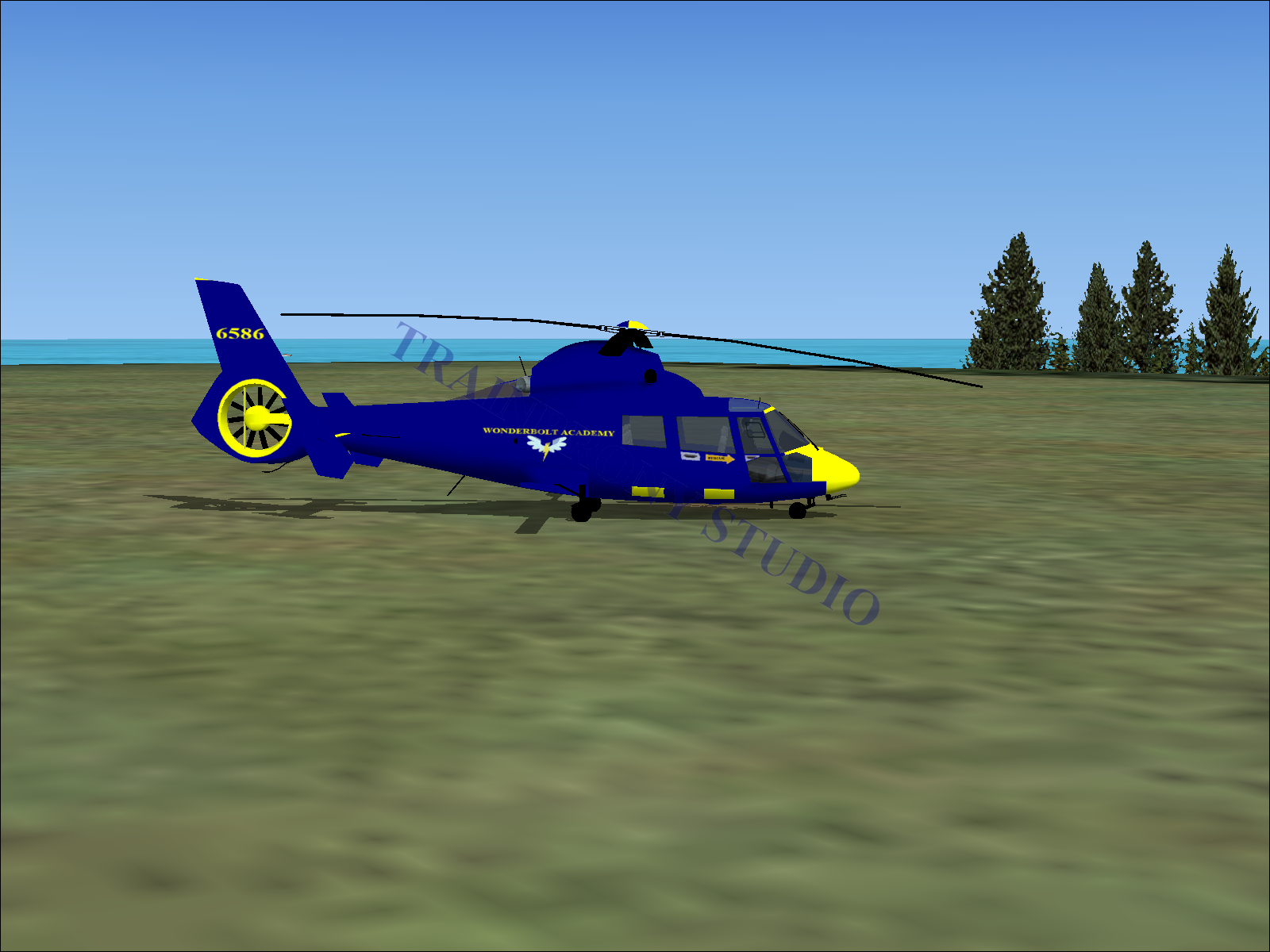 Wonderbolt Academy Aerospatiale HH65 Dolphin (Digital Image) Digital Image