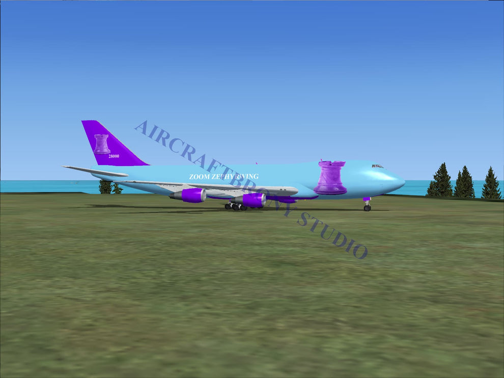 Zoom Zephyrwing (G5) Boeing 747-200 (Digital Image) – Aircraftbrony Studio